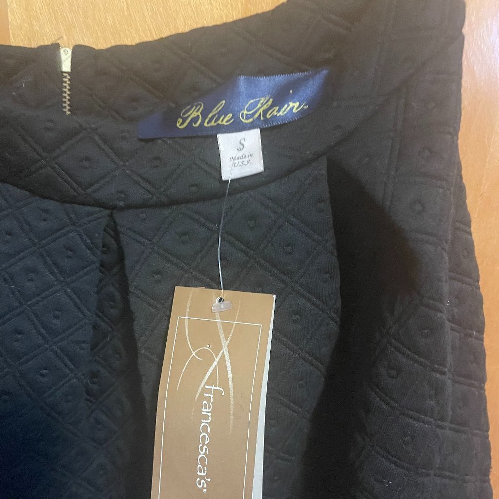 Women's Black Pleated Mini Skirt, Small, New With Tags